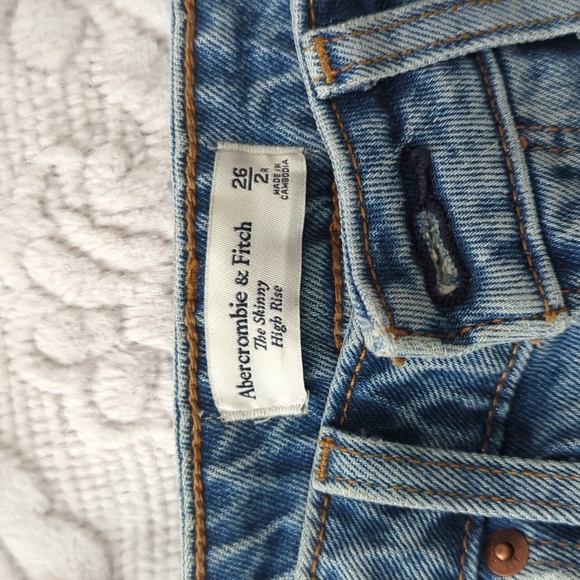 Abercrombie Curve Love Skinny high rise 26 - Picture 2 of 5